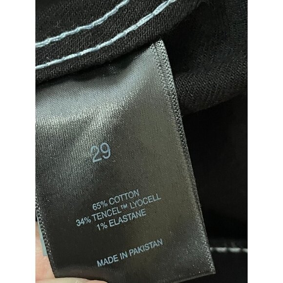 NWT Johnny Was x Sasson Rue de la Flare Denim Jeans Size 29 True Black Wash - Picture 8 of 9